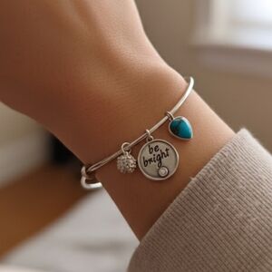 Silpada Sterling Silver Charm Bangle
